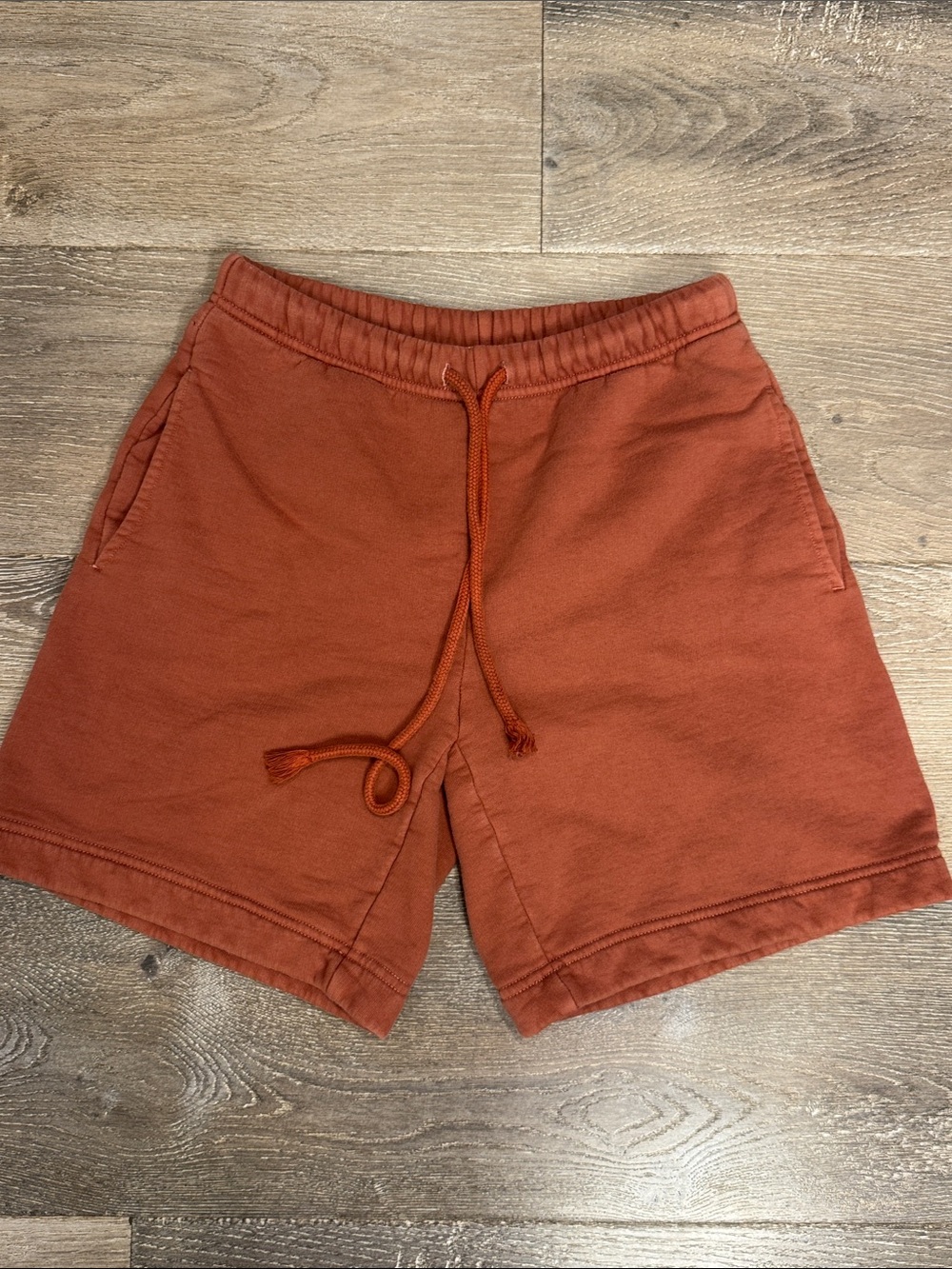 Wilfred Rust Orange Women's Drawstring Athletic Shorts 1236